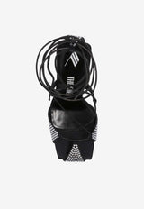 Adele 105 Crystal-Embellished Sandals