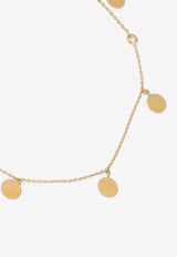 Dangling Disks Anklet in 18-karat Yellow Gold