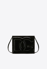 DG Logo Patent Leather Crossbody Bag