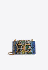 DG Girls Python Print Crossbody Bag