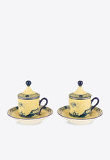 Oriente Italiano Coffee Cup and Saucer - Set of 2