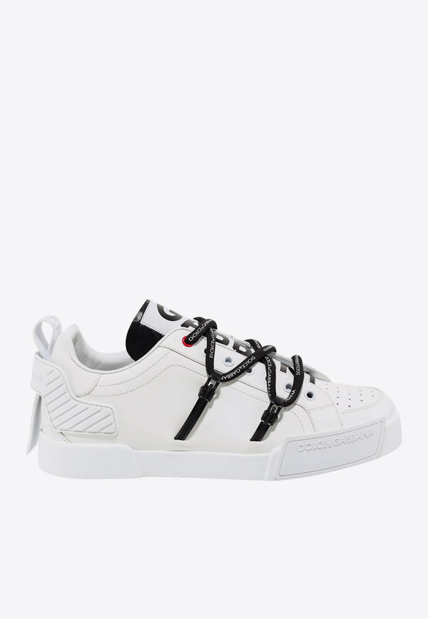 Portofino Leather Low-Top Sneakers