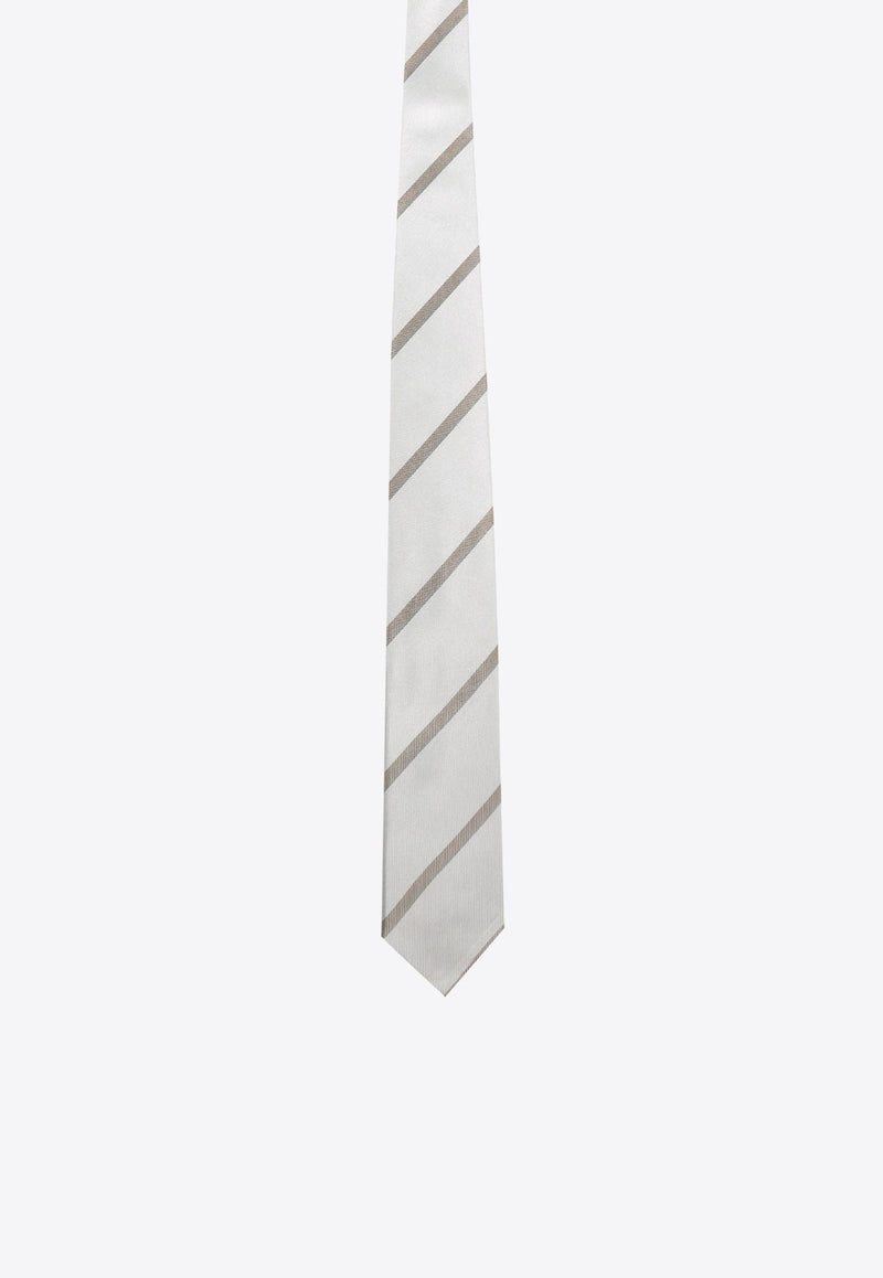 Striped Silk Tie