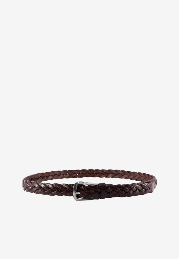 Woven Leather Belt