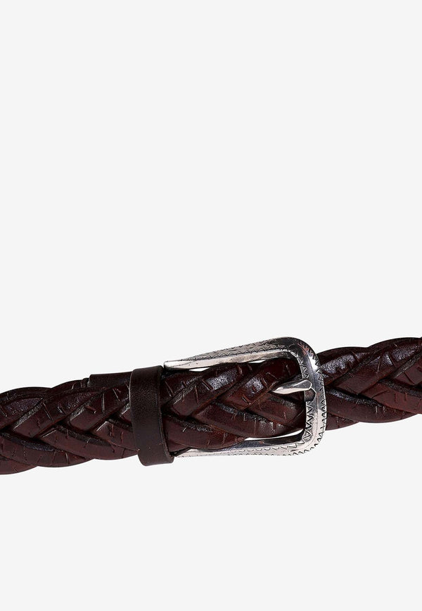 Woven Leather Belt