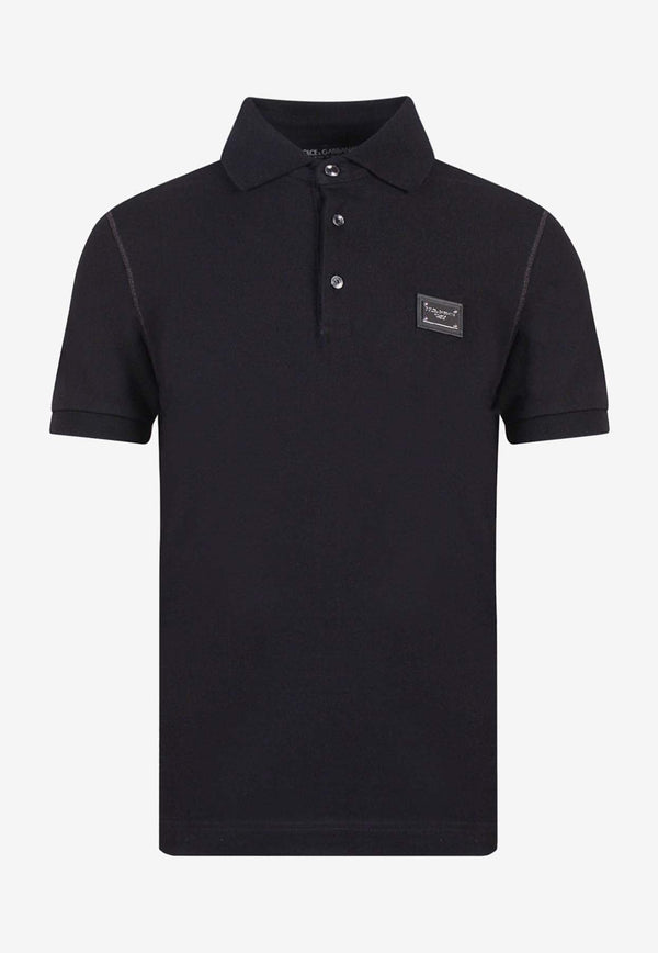 Logo Tag Short-Sleeved Polo T-shirt