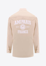 Logo-Print Long-Sleeved Shirt