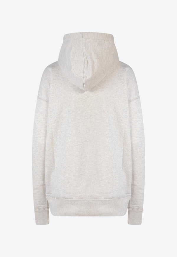 Mansel Logo Print Hooded Sweatshirt