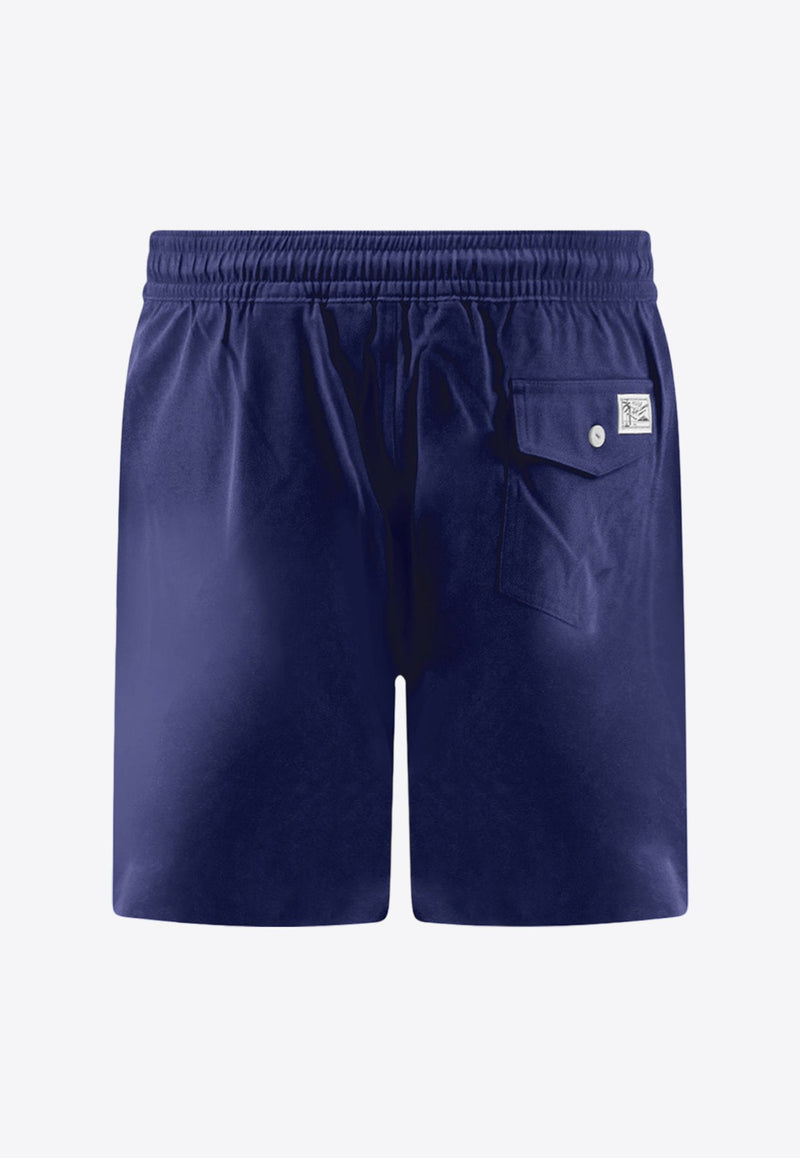 Logo Embroidered Swim Shorts