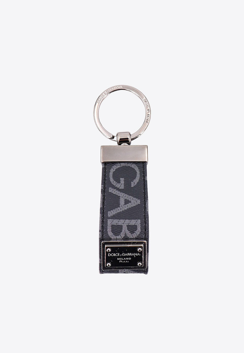 Logo Jacquard Keychain