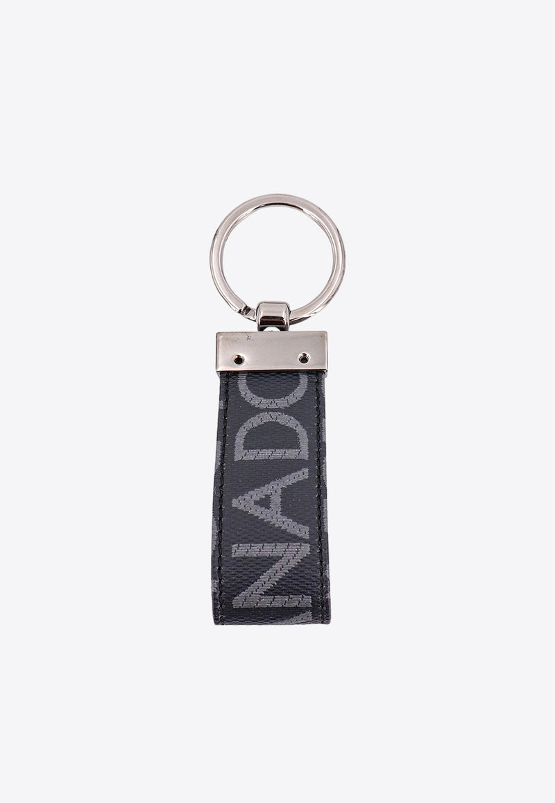 Logo Jacquard Keychain