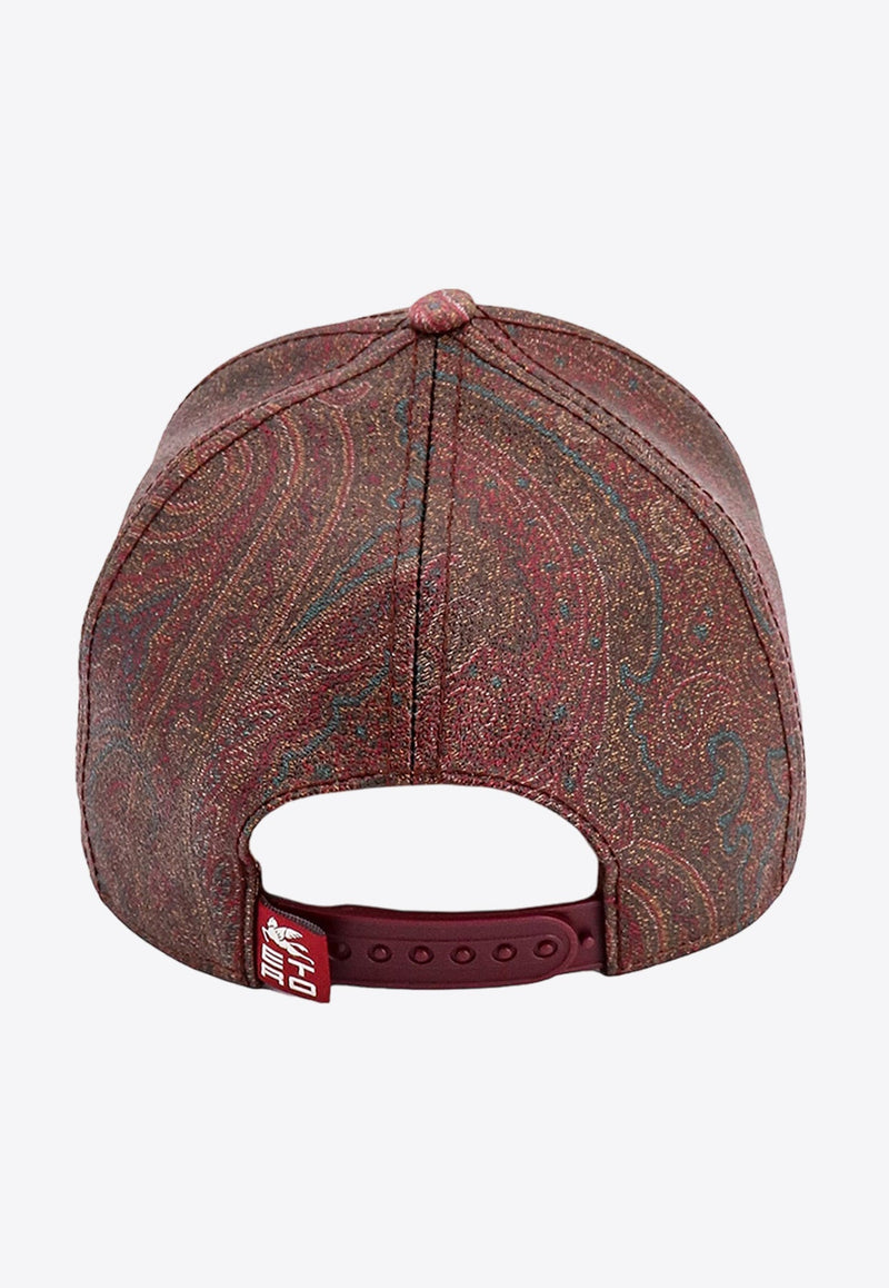 Paisley Jacquard Baseball Cap