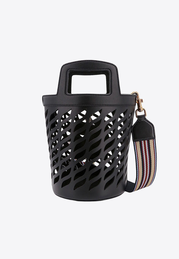 Coffa Leather Bucket Bag