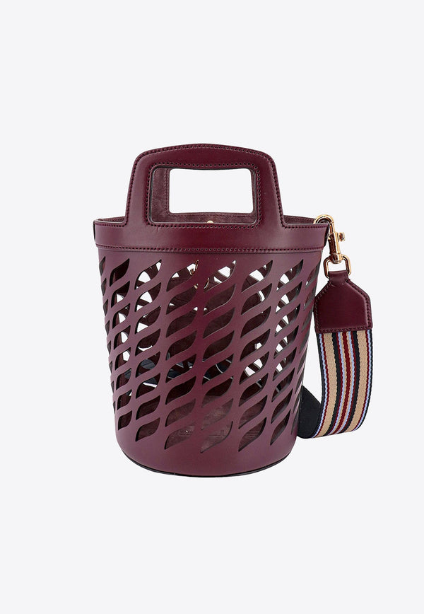 Coffa Leather Bucket Bag