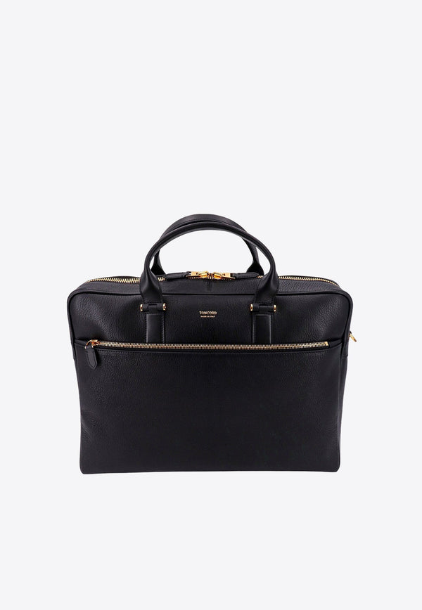 Leather Slim Briefcase