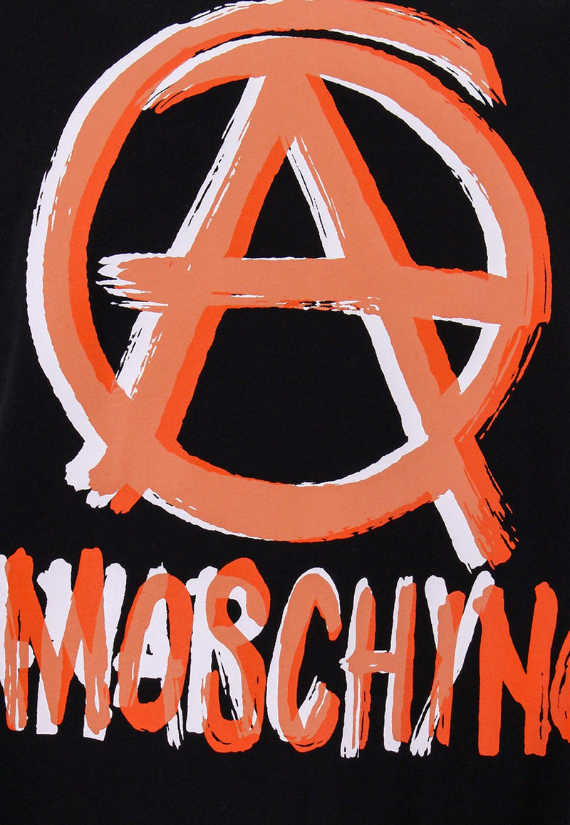 Anarchy Print Crewneck T-shirt