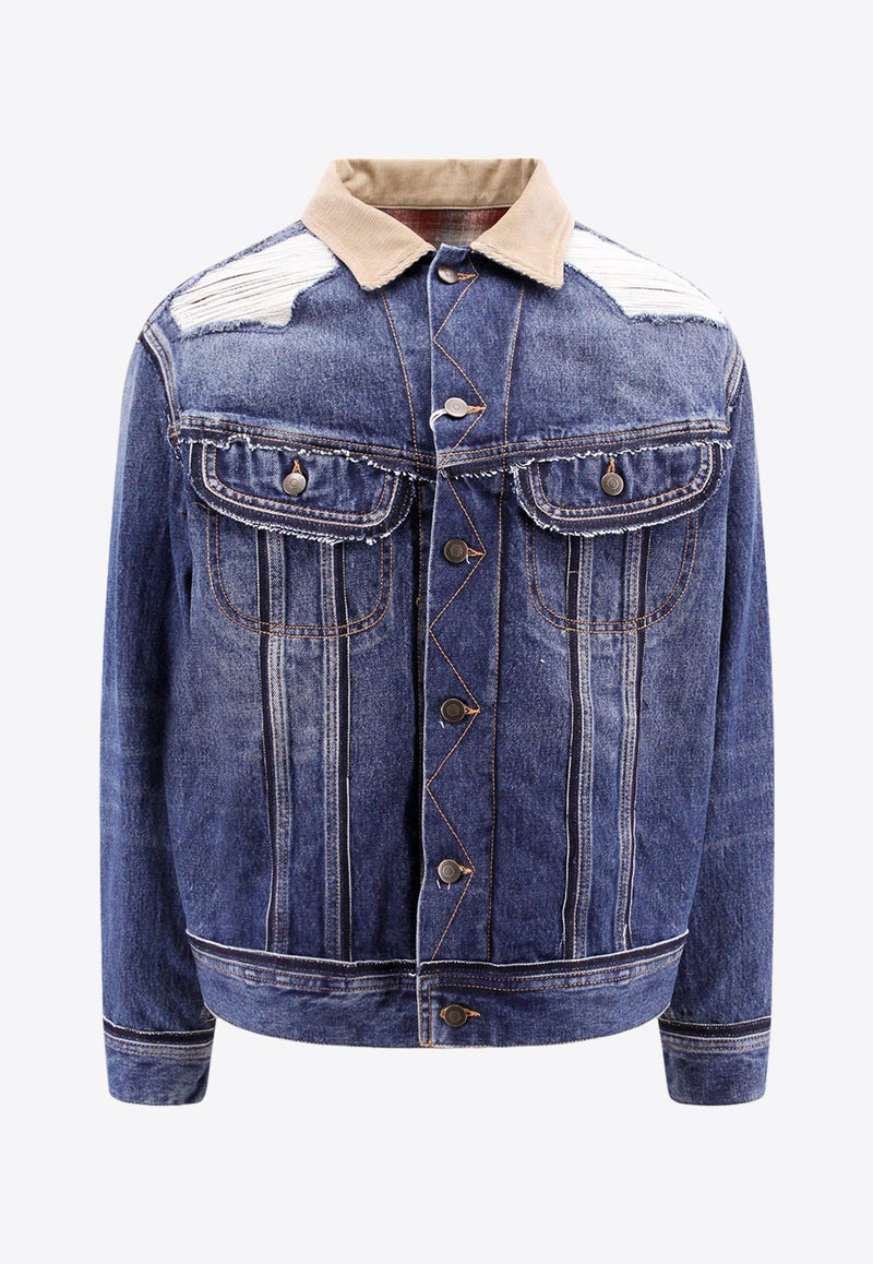 Distressed Denim Jacket