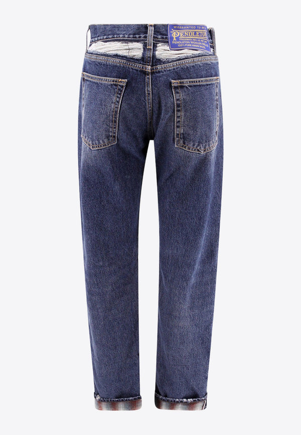 Basic Straight-Leg Jeans