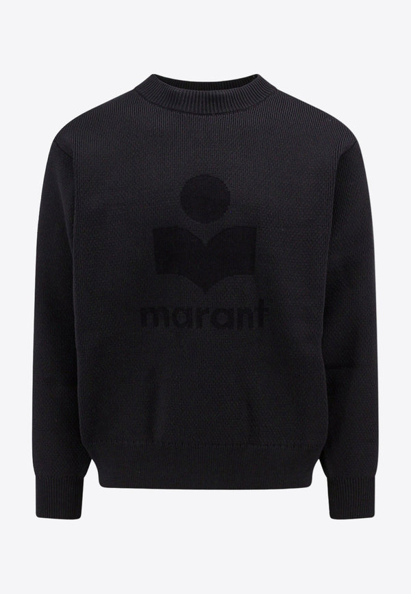 Logo Intarsia Crewneck Sweater