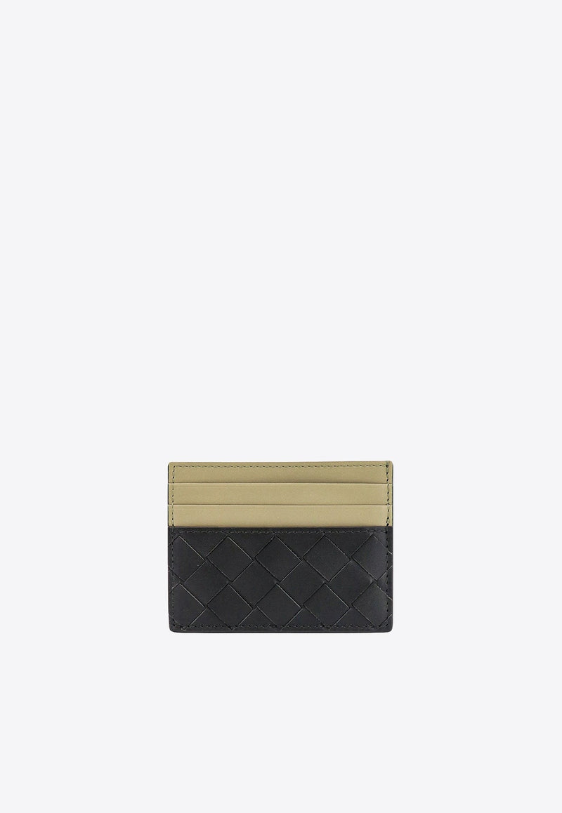 Intrecciato Leather Cardholder