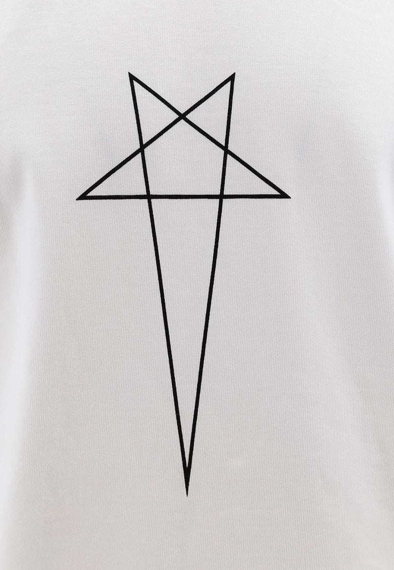 Pentagram Logo Crewneck T-shirt