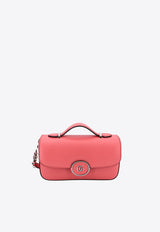 Petite GG Logo Leather Shoulder Bag