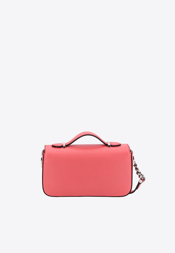 Petite GG Logo Leather Shoulder Bag