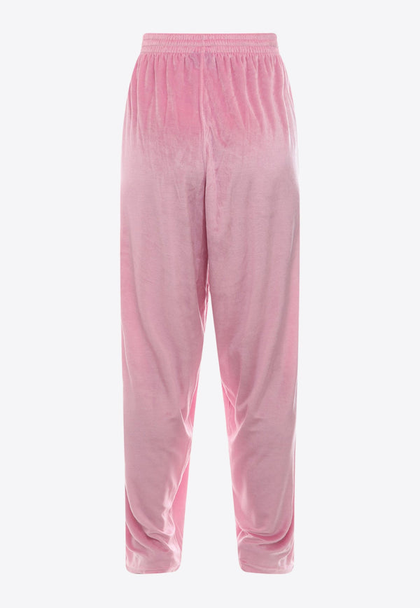 Chenille Relaxed Track Pants