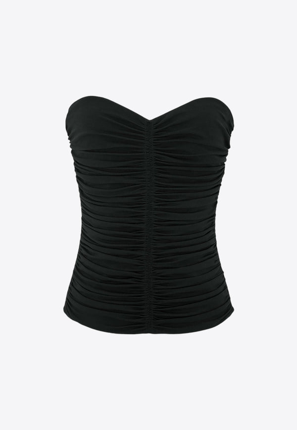 Ruched Bustier Top