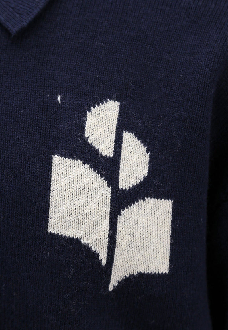 William Logo Intarsia Sweater