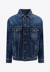 Logo Plate Denim Jacket