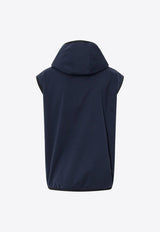 Logo Plaque Hooded Gilet