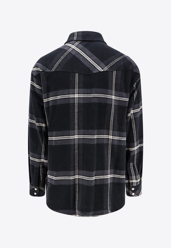 Monogram Checked Shirt