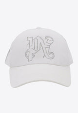 Studded Monogram Baseball Cap