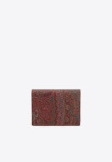 Paisley Jacquard Bi-Fold Wallet