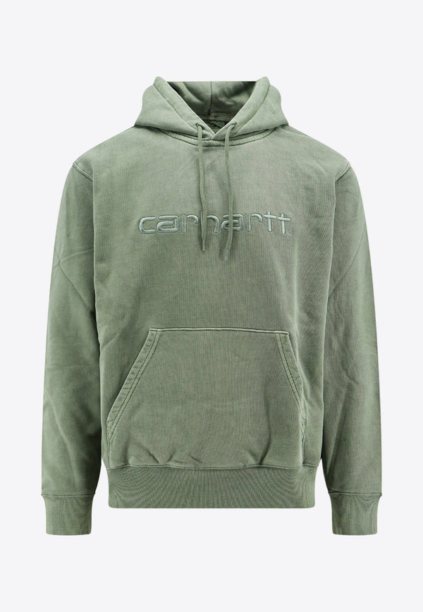 Embroidered Logo Hooded Sweatshirt