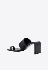 50 Ring-Toe Sandals in Grained Leather