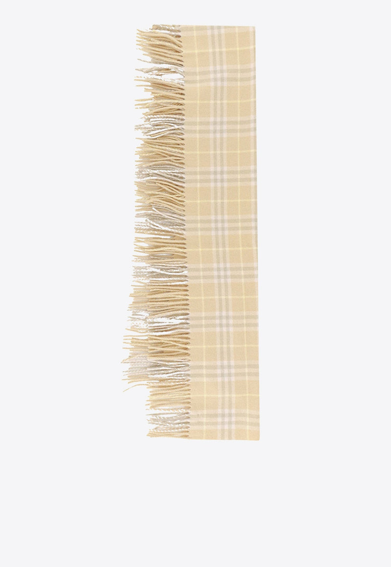 Fringed Cashmere Scarf