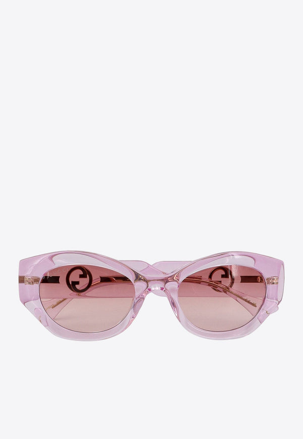 Oval Acetate Sunglasses