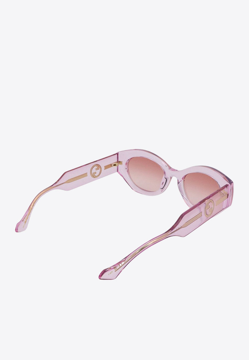 Oval Acetate Sunglasses