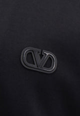 VLogo Signature Patch Zip-Up Hooded Sweatshirt
