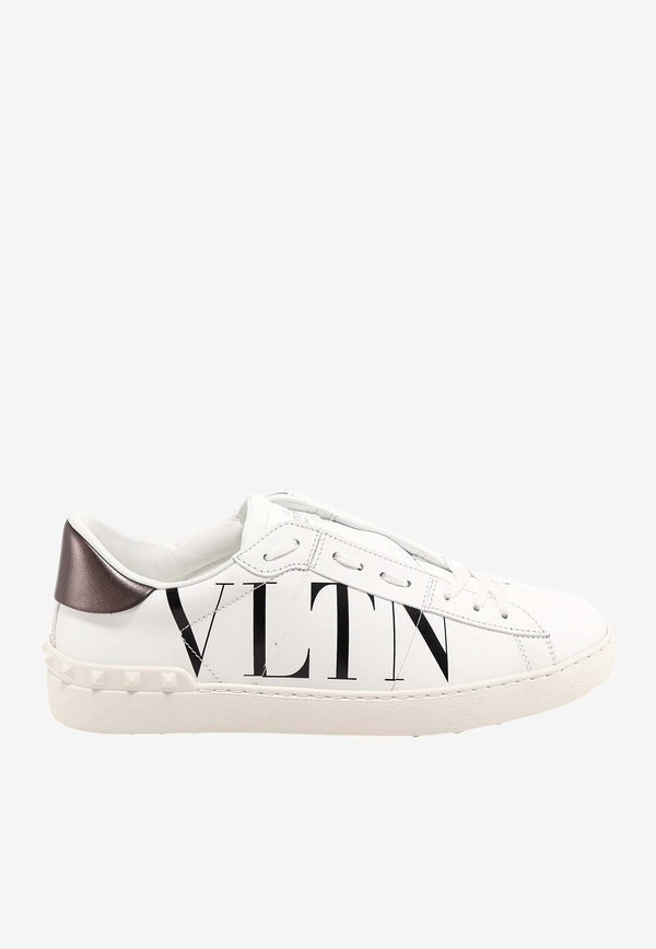 VLTN Open Leather Sneakers