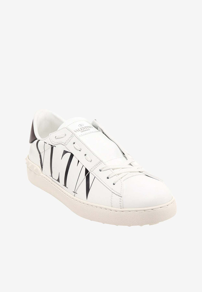 VLTN Open Leather Sneakers