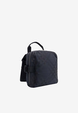 Check Jacquard Messenger Bag