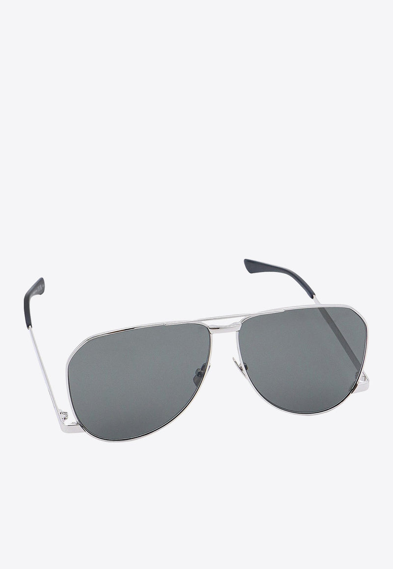 Double-Bridge Aviator Sunglasses