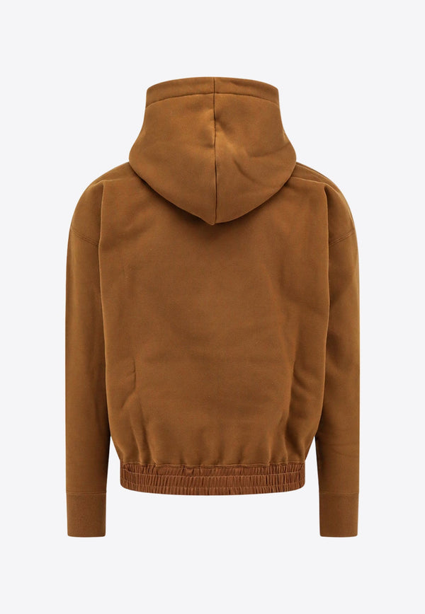 Logo Embroidered Hooded Sweatshirt