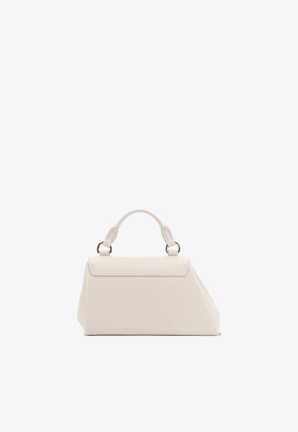 Micro Snatched Asymmetric Top Handle Bag