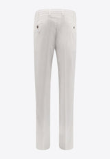 Straight-Leg Tailored Pants