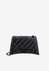 Crush Quilted Leather Shoulder Bag