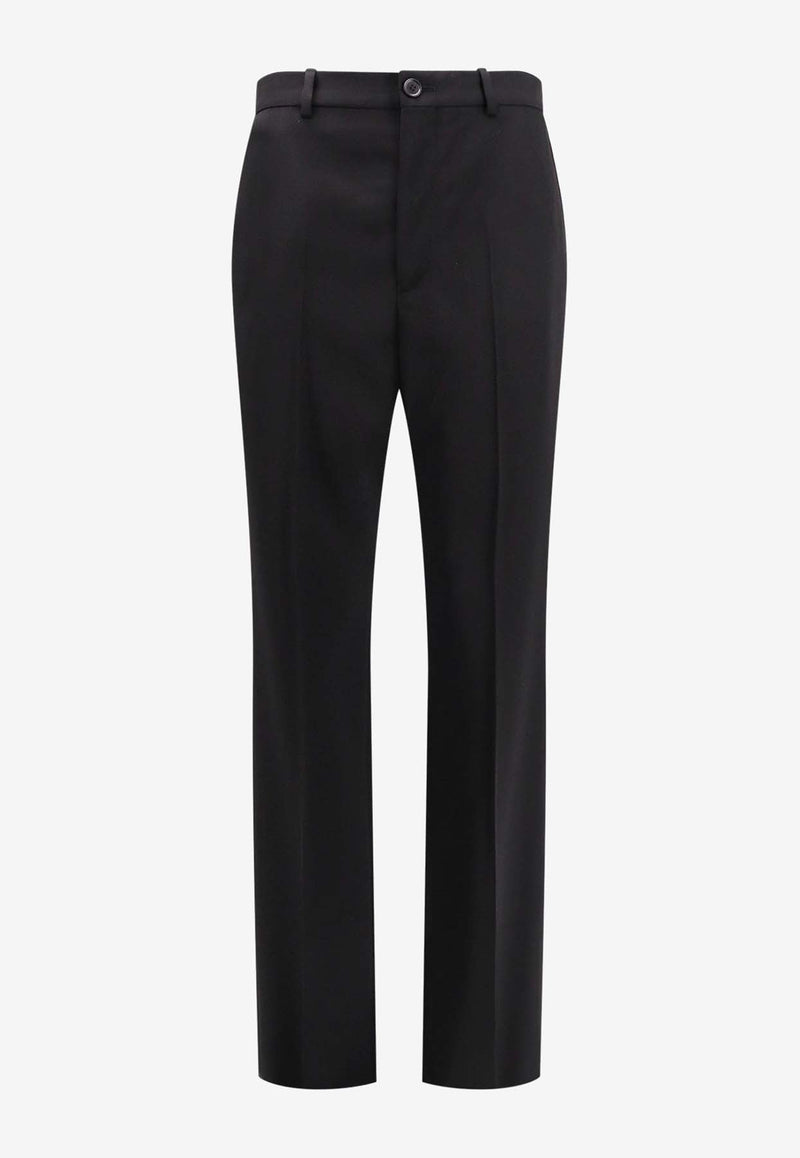 Straight-Leg Tailored Pants